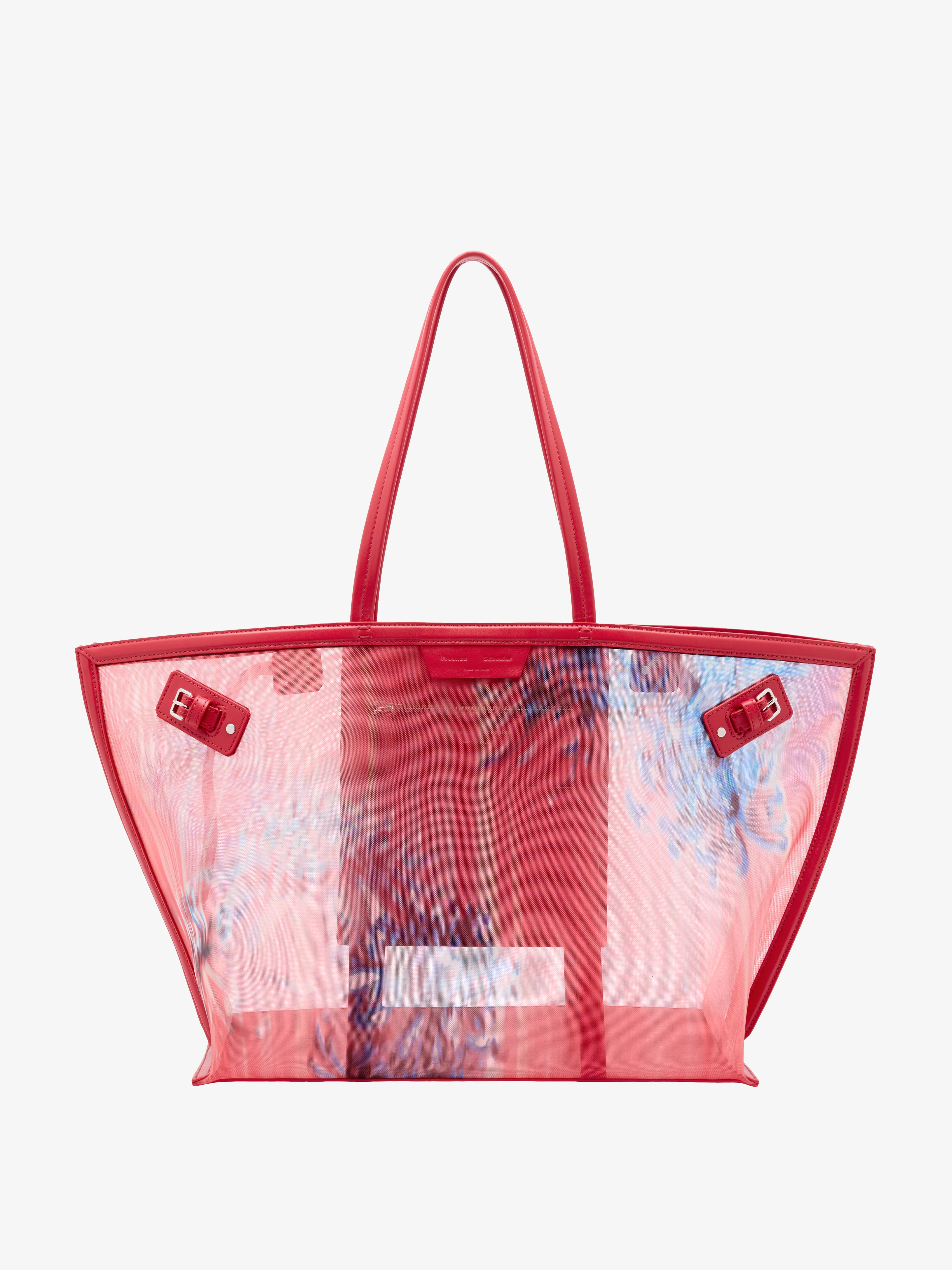 Proenza Schouler Days Carryall in Printed Mesh- Flame Multi | Proenza Schouler LLC