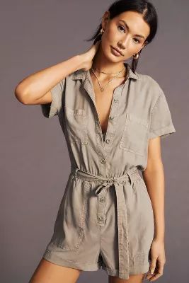 Cloth & Stone Utility Romper | Anthropologie (US)