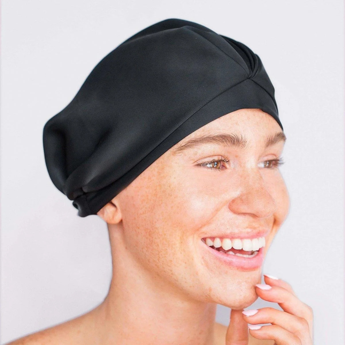 Satin Sleep Bonnet - Black | KITSCH | Kitsch