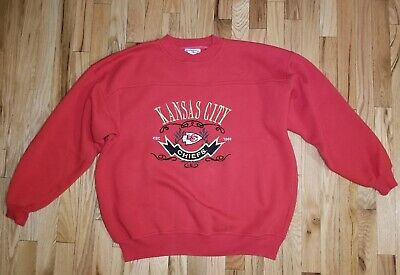 Vintage Kansas City Chiefs Sweatshirt Mens Size Large NFL  | eBay | eBay US