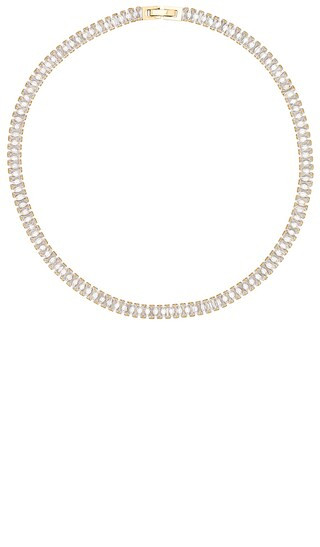 Tennis Necklace in Gold | Revolve Clothing (Global)