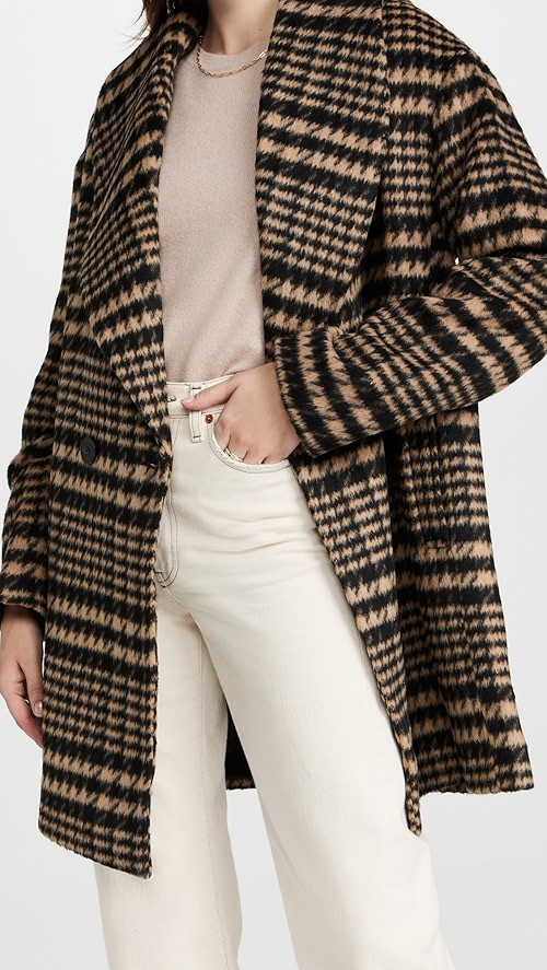 Avec Les Filles Plaid Coat | SHOPBOP | Shopbop