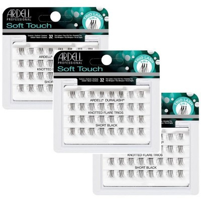 Ardell Professional Soft Touch Lashes Trios - 66463 - Short Black - (Pack of 3) | Target