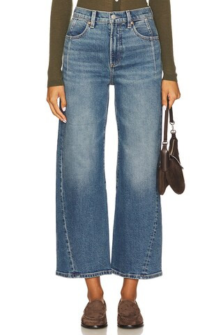 PISTOLA Kyra High Rise Bowed Ankle Jeans in Soho from Revolve.com | Revolve Clothing (Global)