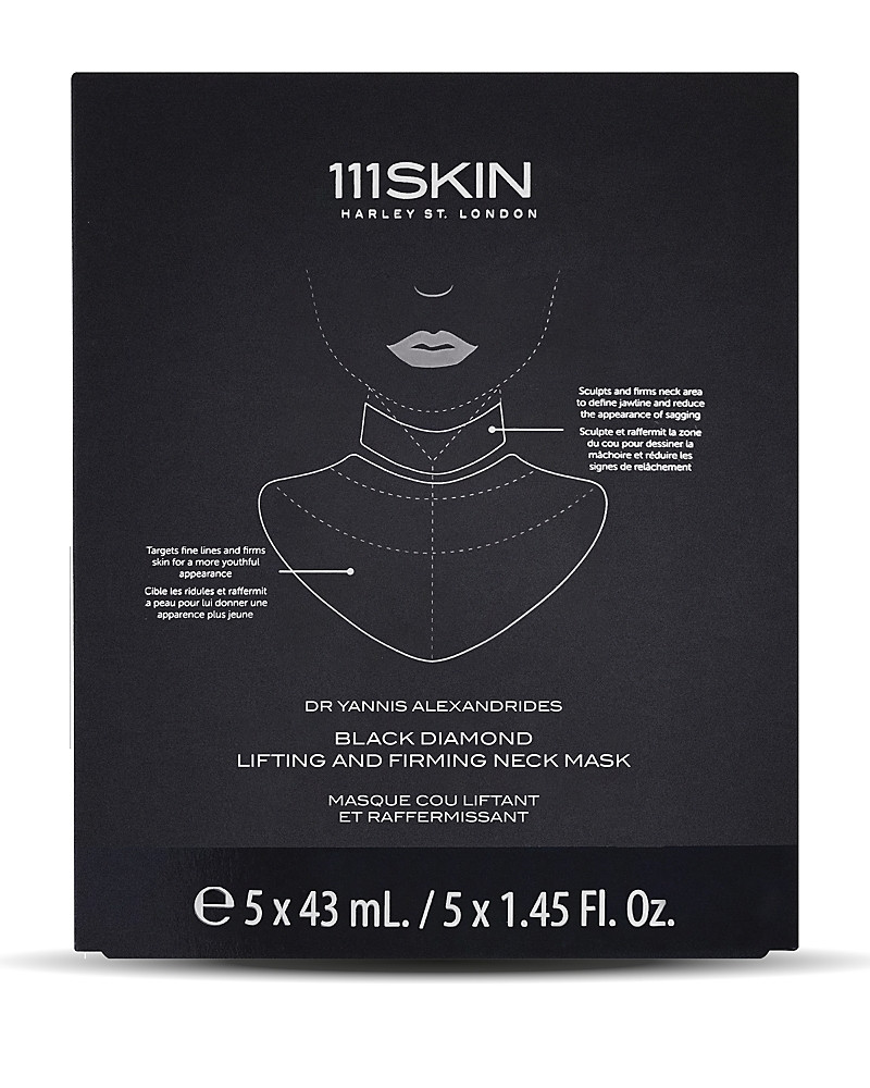 111SKIN Black Diamond Lifting & Firming Neck Mask, Pack of 5 | Bloomingdale's (US)