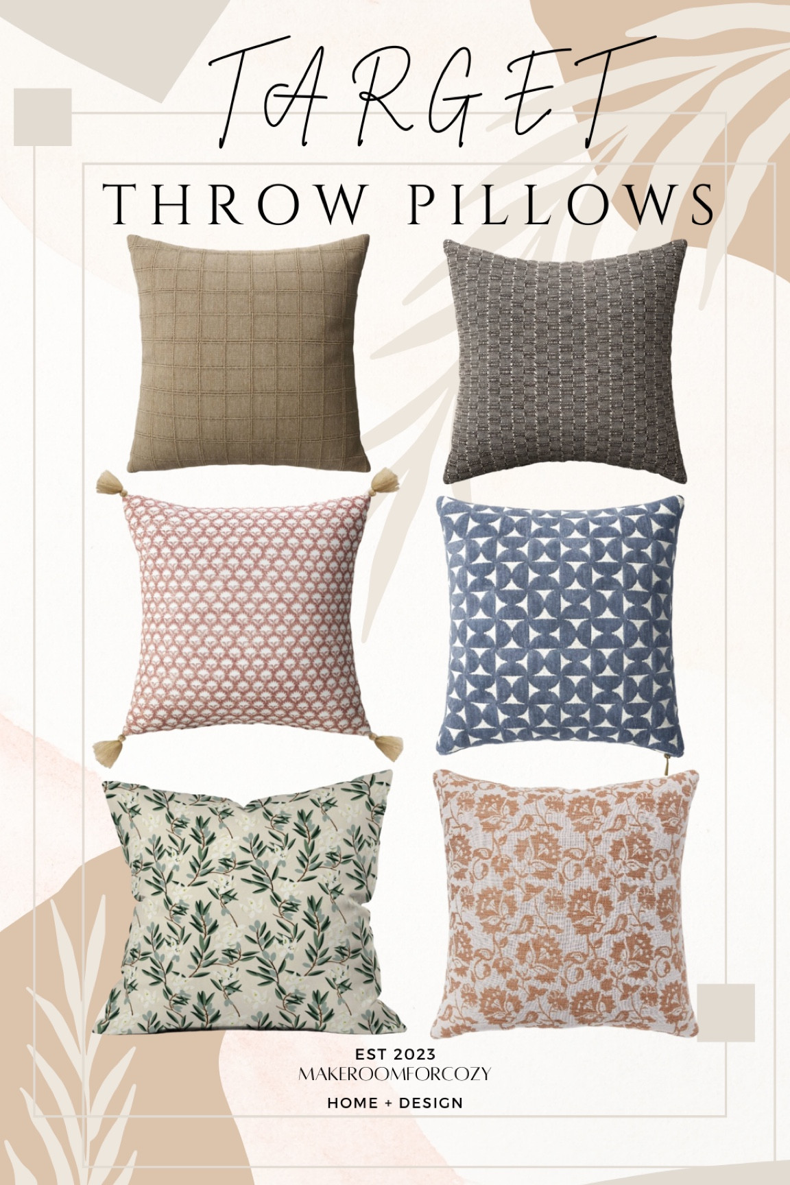 Check out these beautiful throw pillow favorites from Target! 🤩

#LTKStyleTip #LTKHome