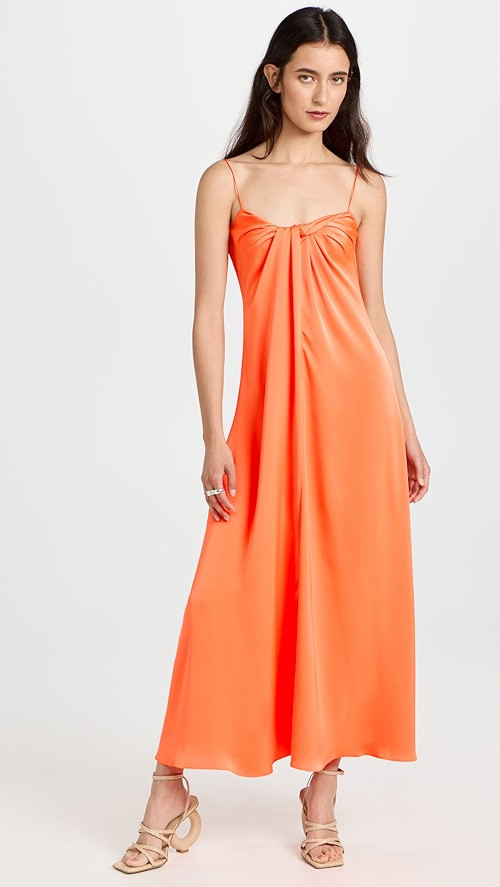 Twist Front Slip Dress | Shopbop
