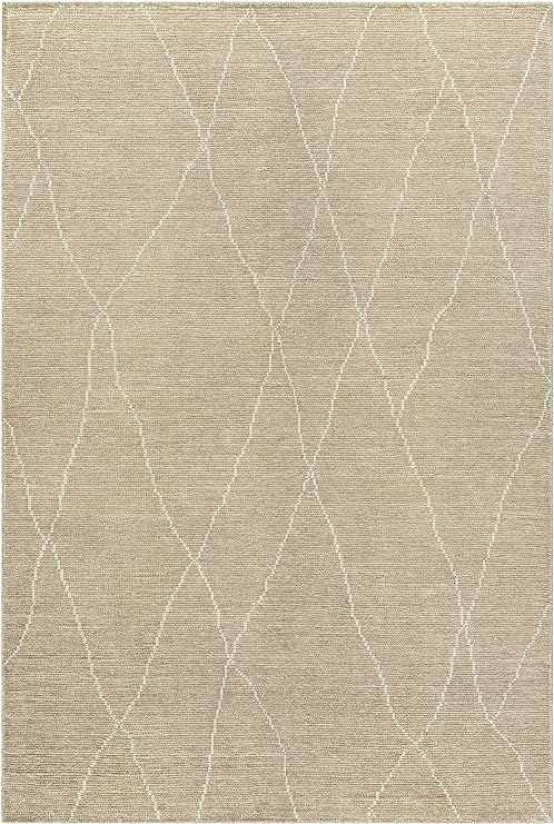 Mark&Day Area Rugs, 9x12 Olsburg Brown/Ivory Area Rug, Brown Ivory Carpet for Living Room, Bedroo... | Amazon (US)