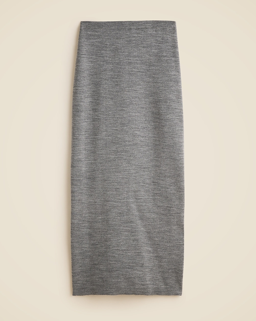 Sweater midi skirt in double-faced merino wool | J. Crew US