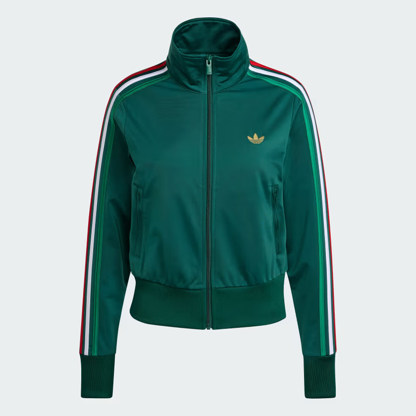 adidas FIREBIRD CLASSIC TRACK TOP - Green | Free Shipping with adiClub | adidas US | adidas (US)