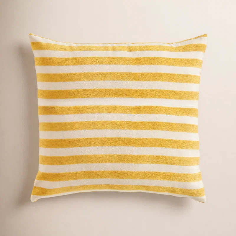 Striped Indoor/Outdoor Reversible Throw Pillow | Wayfair North America