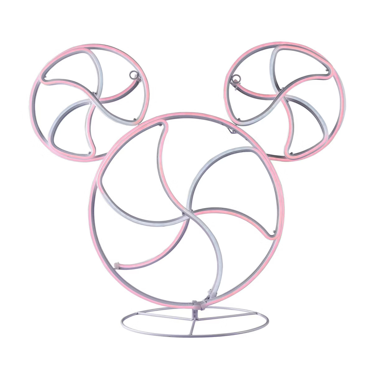 Disney 2' Outdoor Neon Peppermint Mickey Pink | Target