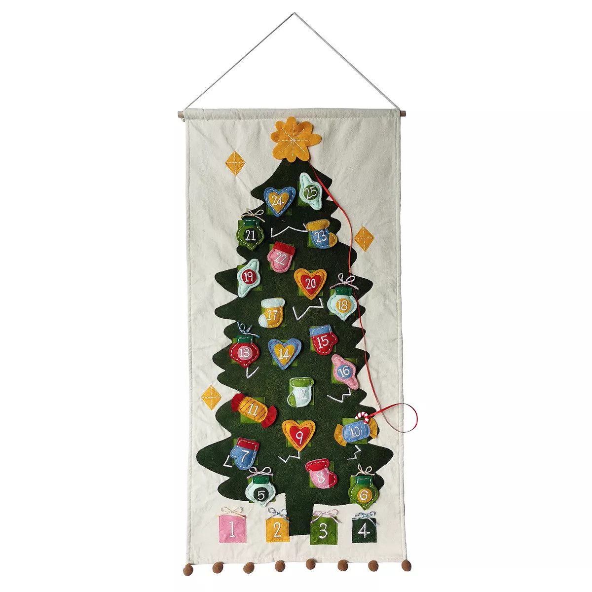 St. Nicholas Square® Tree Advent Calendar Wall Décor | Kohl's