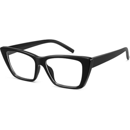 FEISEDY Square Cat Eye Reading Glasses Blue Light Blocking Women Fashion Cateye Reader Anti Glare... | Amazon (US)