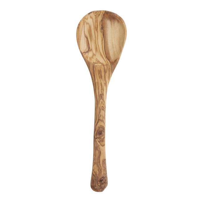 Large Olive Wood Cooking Spoon | World Market