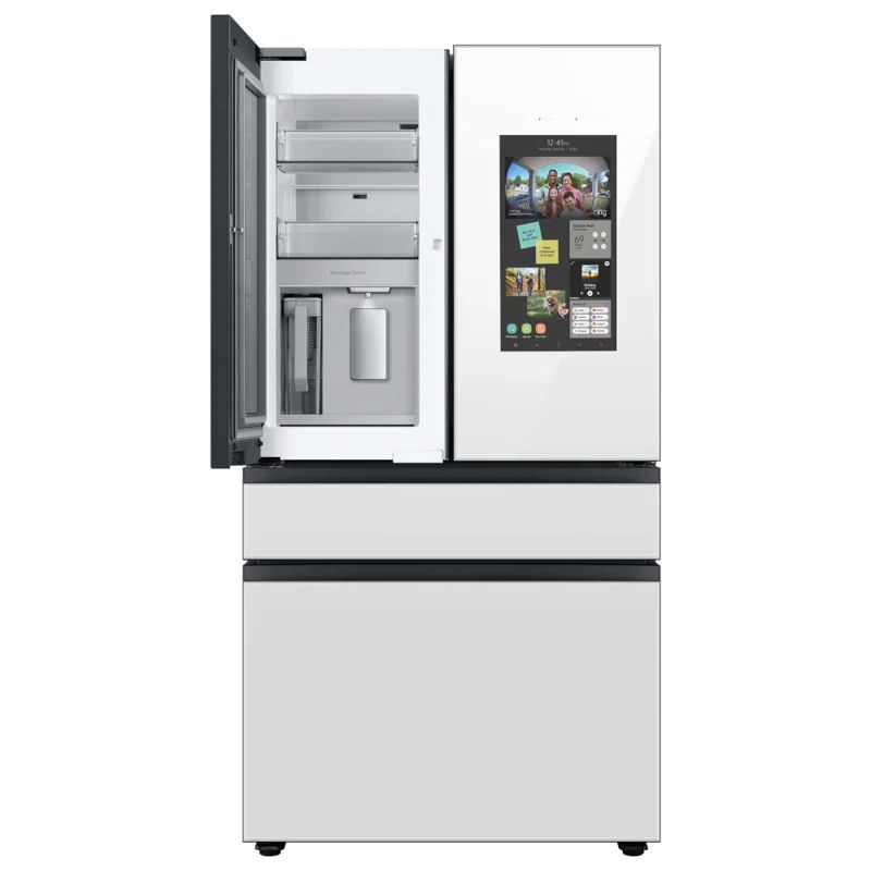 Bespoke 4-Door French Door Refrigerator (29 cu. ft.) – with Top Left and Family Hub™ Panel - ... | Wayfair North America