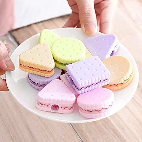 Cute Pencil Sharpeners for No.2/Colored/Art Pencils, 12 PCS | Cookie Shape Design, 3 Shapes Inclu... | Amazon (US)