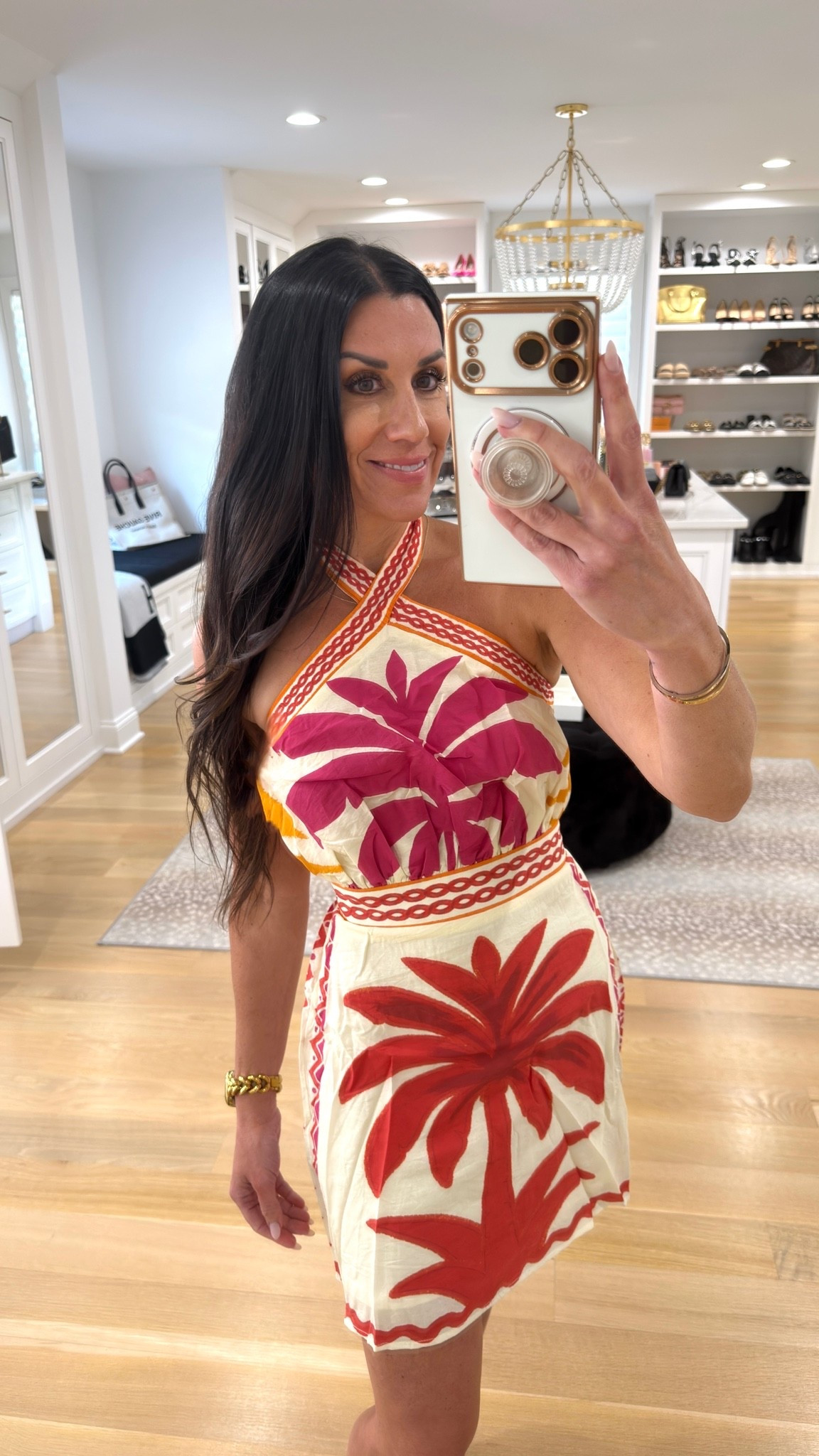 Tropical halter dress
Code Glambytes30 for 30% off