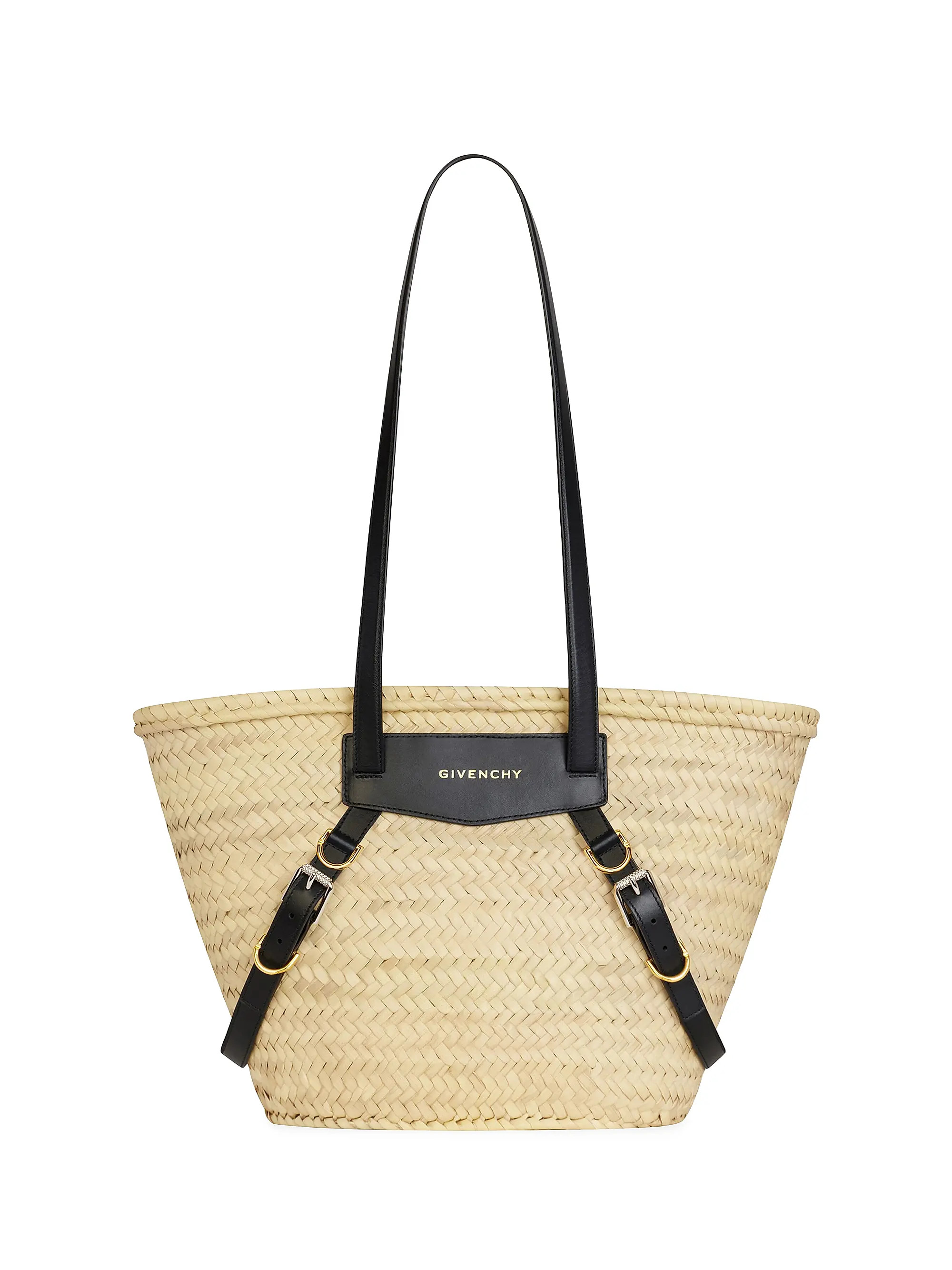 Medium Voyou Basket Bag in Raffia | Saks Fifth Avenue