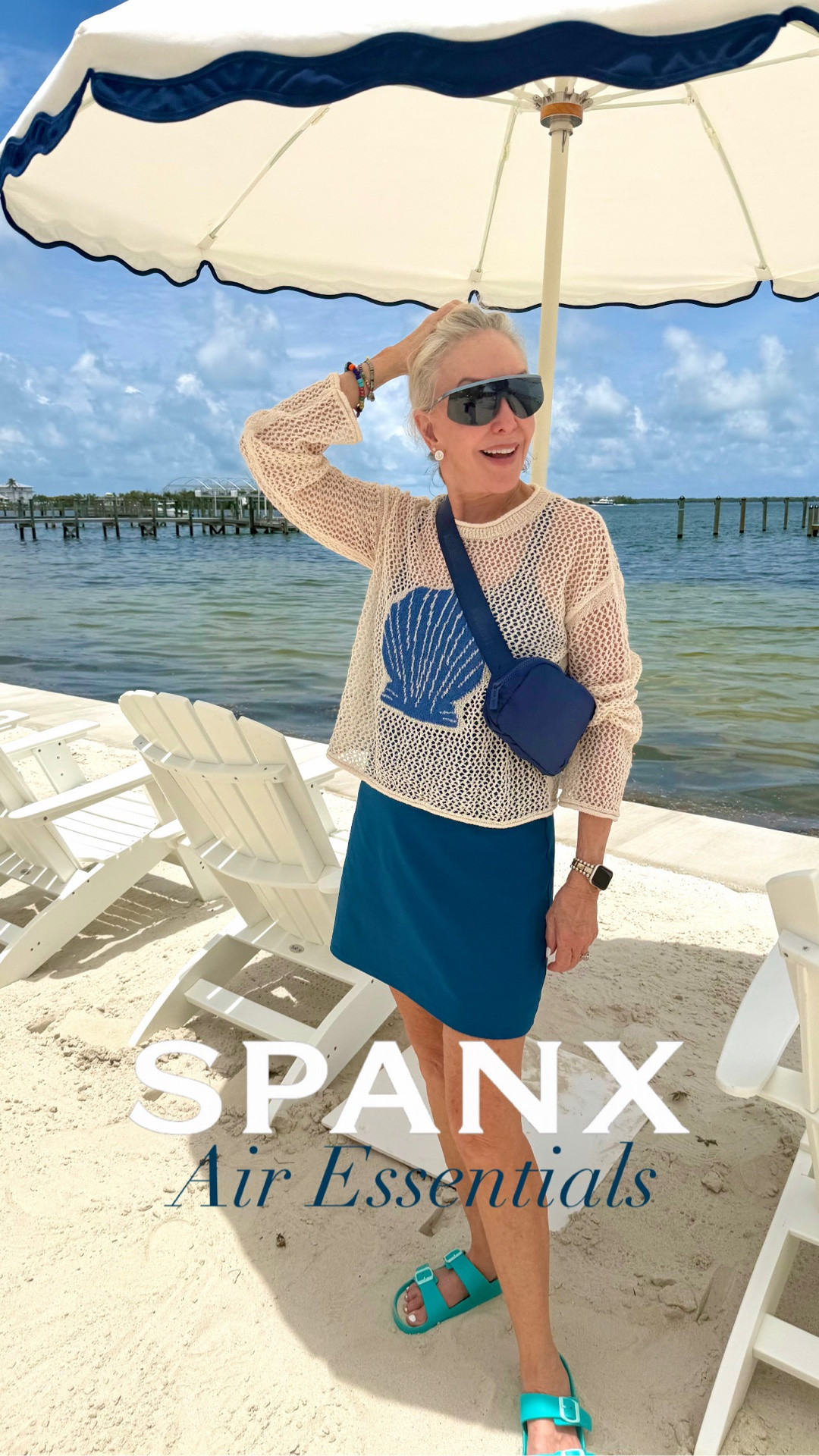 Sun’s out… SPANX out! 😉☀️
Island time just fits differently. 🌴✨ Spent the afternoon soaking up the charm of Useppa Island Club—where lunch comes with waterfront views, swaying palms, and a healthy dose of old Florida magic.
Today’s OOTD is this sporty-meets-chic @SPANX active dress featuring built-in Booty Boost® shorts (hello, confidence! 🙌), tummy support, hidden pockets, UPF 50+ protection, and the easiest little travel hack ever with their Take Off Technology. I topped it off with a breezy crochet layer for an effortless island look that goes from boat to brunch without missing a beat.
Proof that comfort and style can absolutely cruise in the same direction. ⚓️💙
What’s your favorite hidden island escape?
#UseppaIsland #FloridaGetaway #IslandStyle #SPANXCREATOR #SPANXSTYLE #ActiveDress #OOTD #ResortStyle #FloridaLife #TravelStyle #VacationMode #CoastalChic #SummerStyle #BoatDayStyle #CrochetStyle #ComfortMeetsStyle #FashionOver50 #WomenOver50Style #AgelessStyle #IslandVibes

Sun’s out, SPANX out, island time, Useppa Island Club, waterfront views, old Florida charm, sporty chic, SPANX active dress, Booty Boost shorts, tummy support, hidden pockets, UPF 50+, Take Off Technology, crochet layer, effortless style, boat to brunch, comfort and style, coastal chic, resort wear, summer style, travel outfit, island vibes, Florida, OOTD, vac

#LTKOver40 #LTKActive #LTKSaleAlert