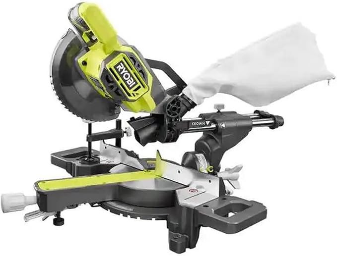 RYOBI ONE+ 18V Cordless 7-1/4 in. Sliding Compound Miter Saw | Amazon (US)