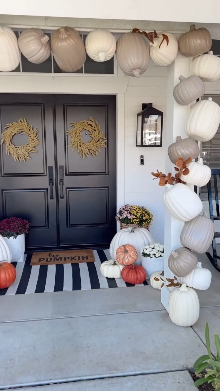 Fall Front Porch Decorations from a couple years ago🍂🎃 // some of my original items are out of stock, linked similar! I am in love with my front porch decor this season! 

home, home decor, home finds, front porch, front porch decor, front porch finds, fall, fall home, fall home styling, Britt Horton, mom of 3, California

#LTKFindsUnder50 #LTKHome #LTKFindsUnder100
