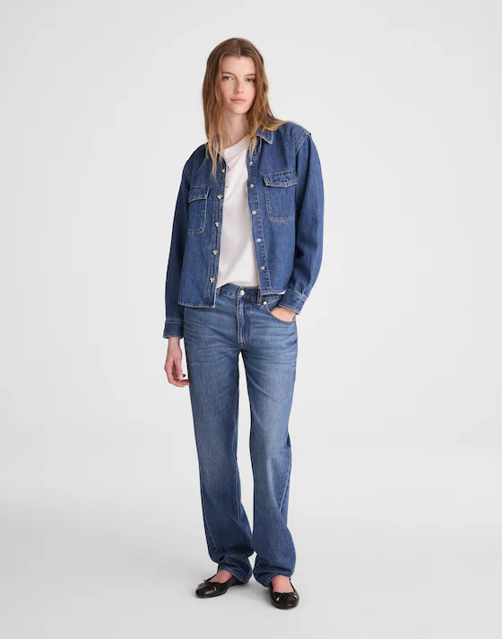 Airy Denim Shirt-Jacket | Madewell