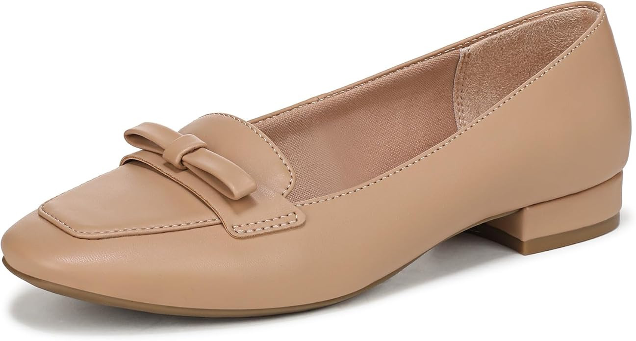Amazon.com: LifeStride Women's Claudine Loafer Flat Camel Tan 7 M : Clothing, Shoes & Jewelry | Amazon (US)