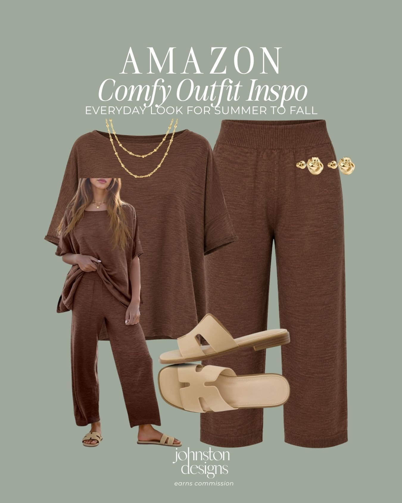 The Amazon set you’ll live in from late summer through fall. 🤎 The relaxed knit top and wide-leg pants are comfortable enough for lounging but polished enough for errands, travel days or casual plans.

Amazon matching set, comfortable travel outfit, summer-to-fall style, chocolate-brown lounge set, wide-leg knit pants, casual everyday outfit, affordable Amazon fashion, cozy errands look

#amazonfashion #amazonfinds #matchingset #comfyoutfit #traveloutfit #casualstyle #affordablefashion #cozyfashion #amazonstyle
 

 #LTKootd #LTKmomlife
