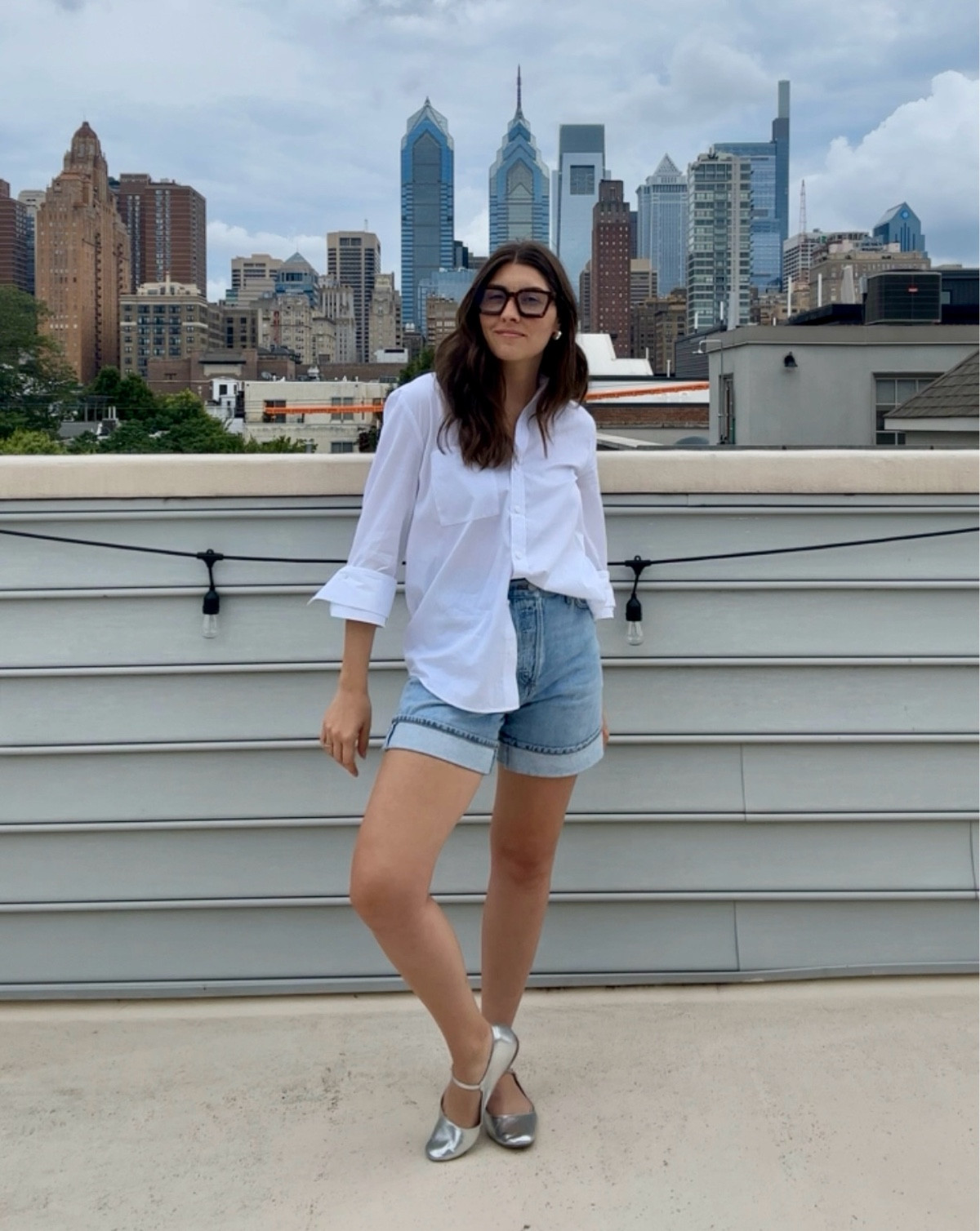 Favorite button up of all time - the BEST elevated basic 🤍

Elevated basics, summer outfit, petite style, petite shorts, denim shorts, agolde shorts, Mary Jane flats, capsule wardrobe, Madewell, dolce vita 

#LTKSaleAlert #LTKVideo #LTKFindsUnder50