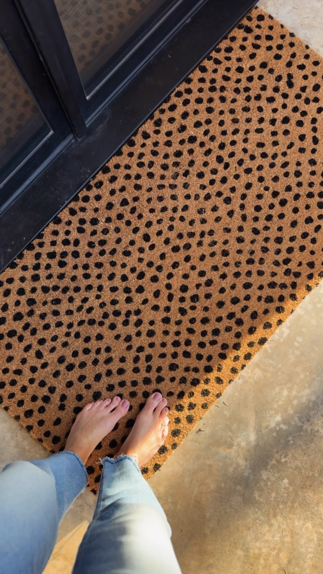 Outdoor mat 
Mine is 2 x 4

#LTKHome