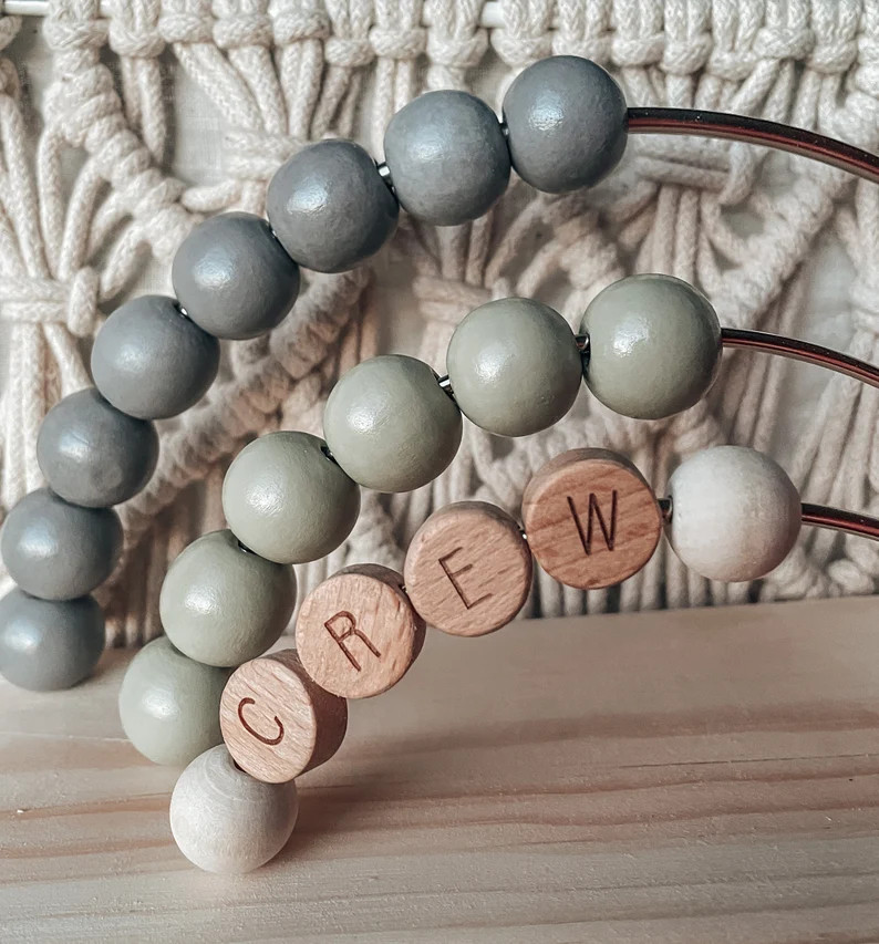 PERSONALIZED Rainbow Abacus Nursery Decor Bohemian Rainbow | Etsy | Etsy (US)