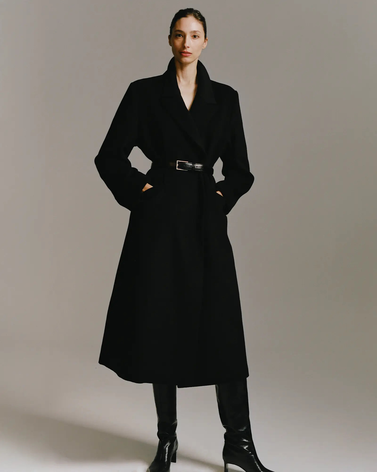 Italian Wool Classic Single-Breasted Coat | Quince