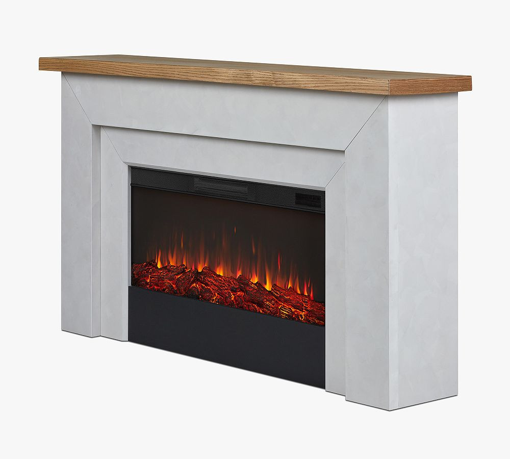 Mallory Electric Fireplace | Pottery Barn (US)