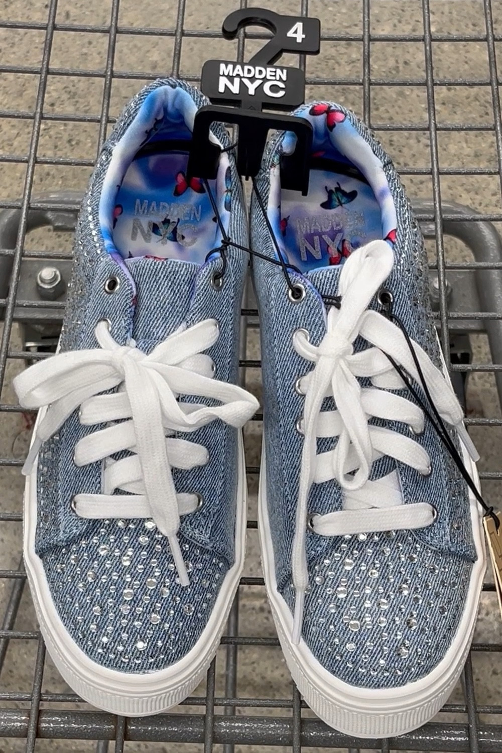 Blue sparkly sneakers at Walmart for girls. Cute for a flower girl or wedding guest at a dressy casual wedding. 

#LTKKids #LTKWedding #LTKShoeCrush