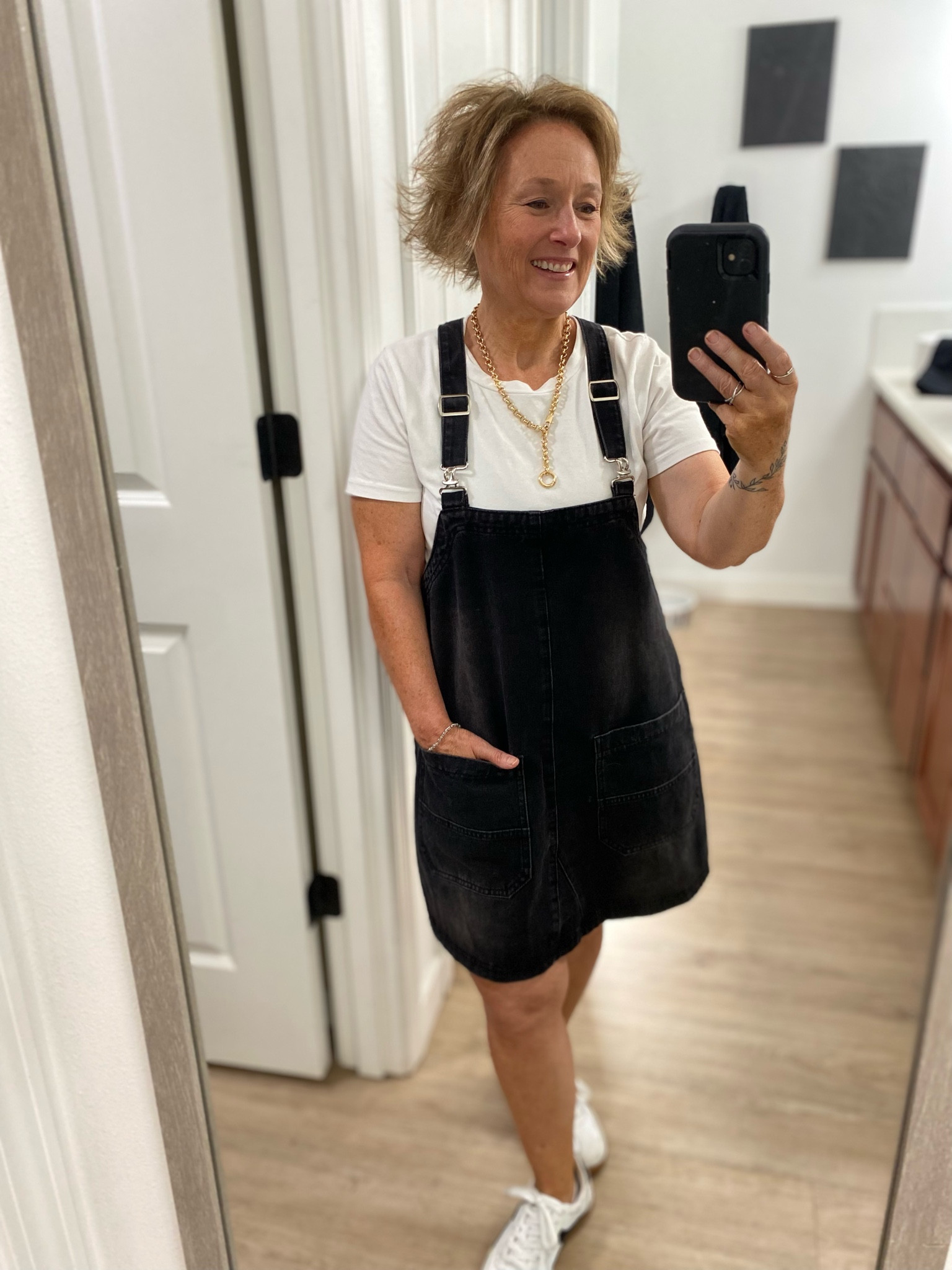 The denim Jumper Dress

#LTKStyleTip #LTKFindsUnder50 #LTKMidsize