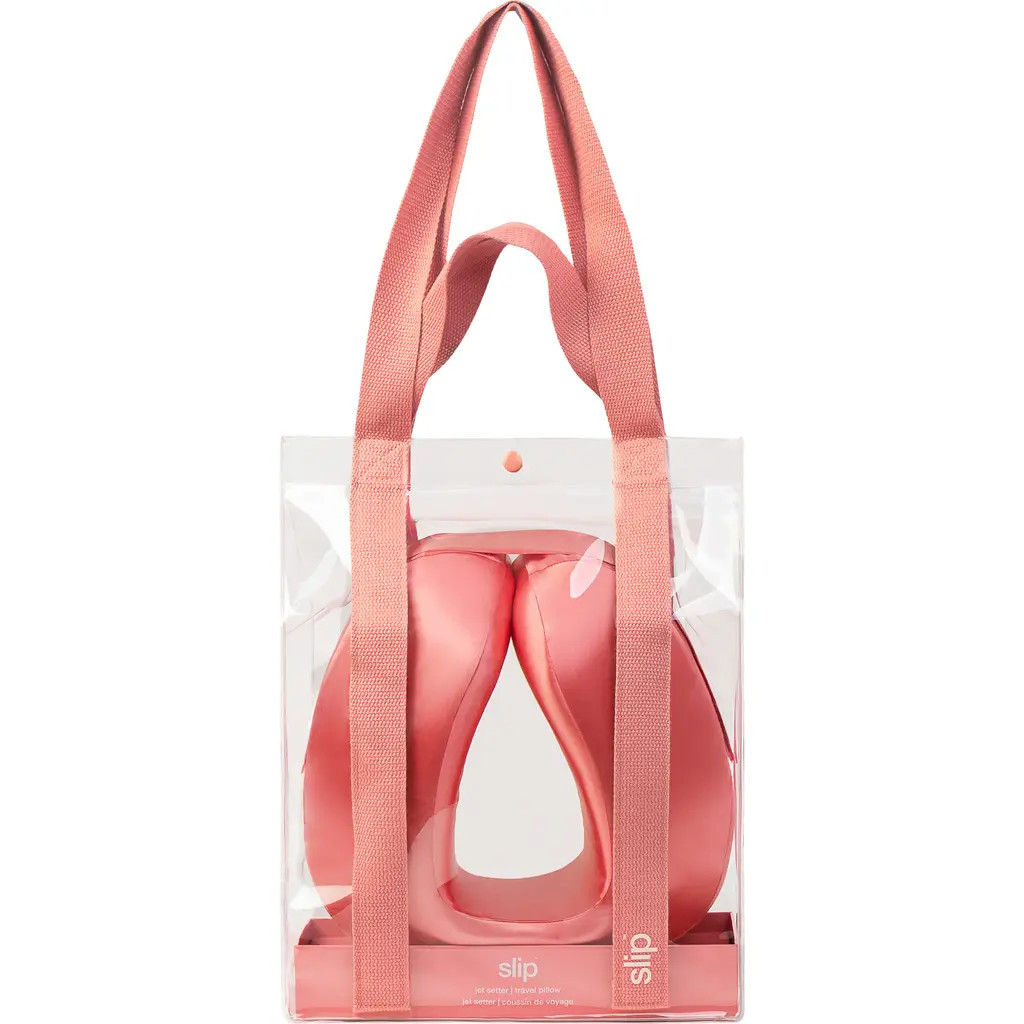 slip Pure Silk Travel Pillow in Blush at Nordstrom | Nordstrom