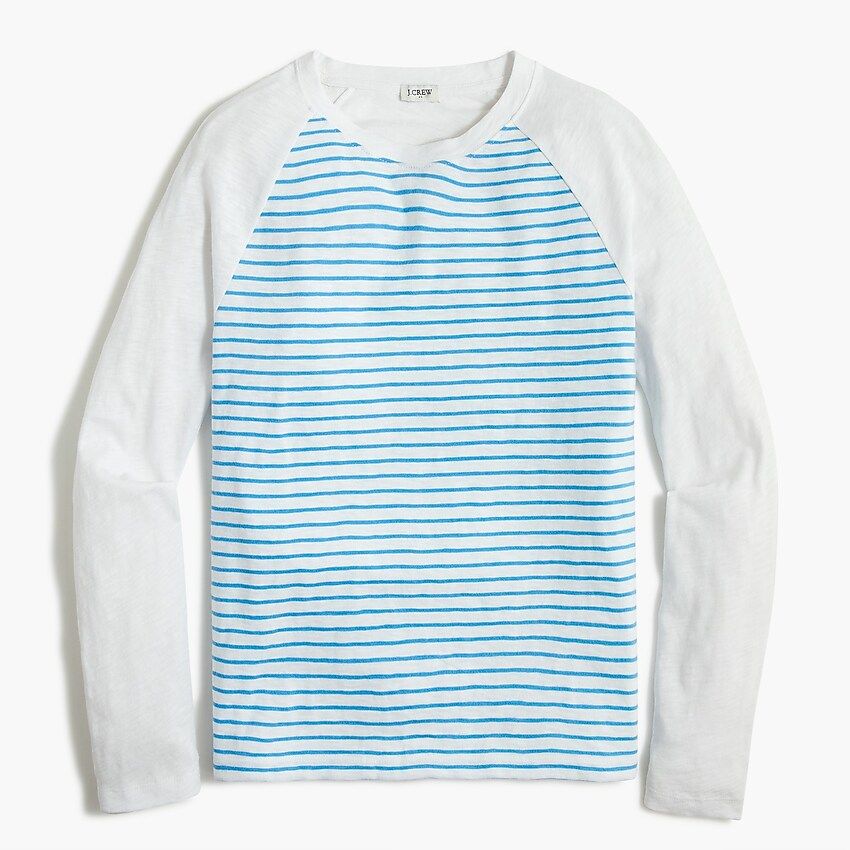 Raglan girlfriend crewneck tee | J.Crew Factory