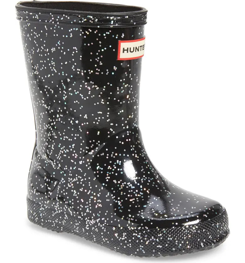 First Classic Giant Glitter Waterproof Rain Boot | Nordstrom