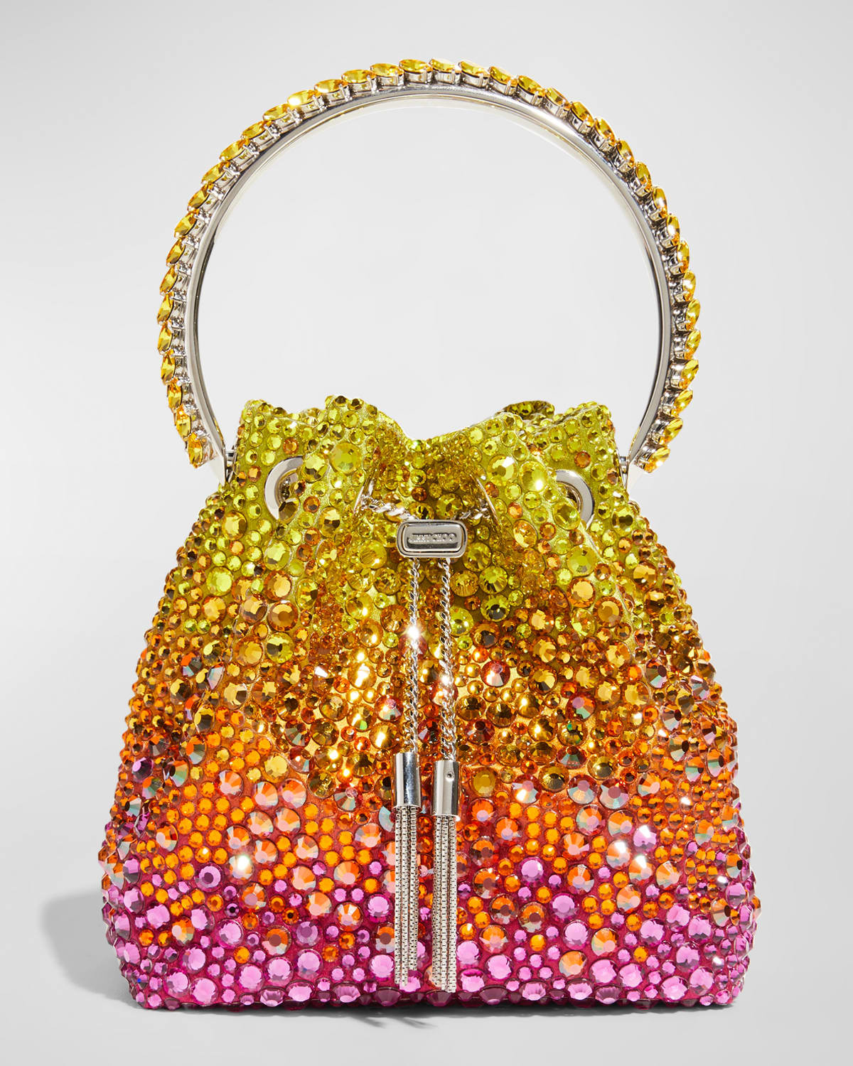 Bon Bon Multicolored Crystal Top-Handle Bag | Neiman Marcus