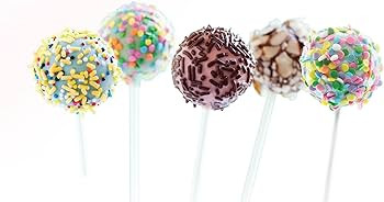 Sweet Creations 100 Count Reusable Plastic Cake Pop Sticks | Amazon (US)