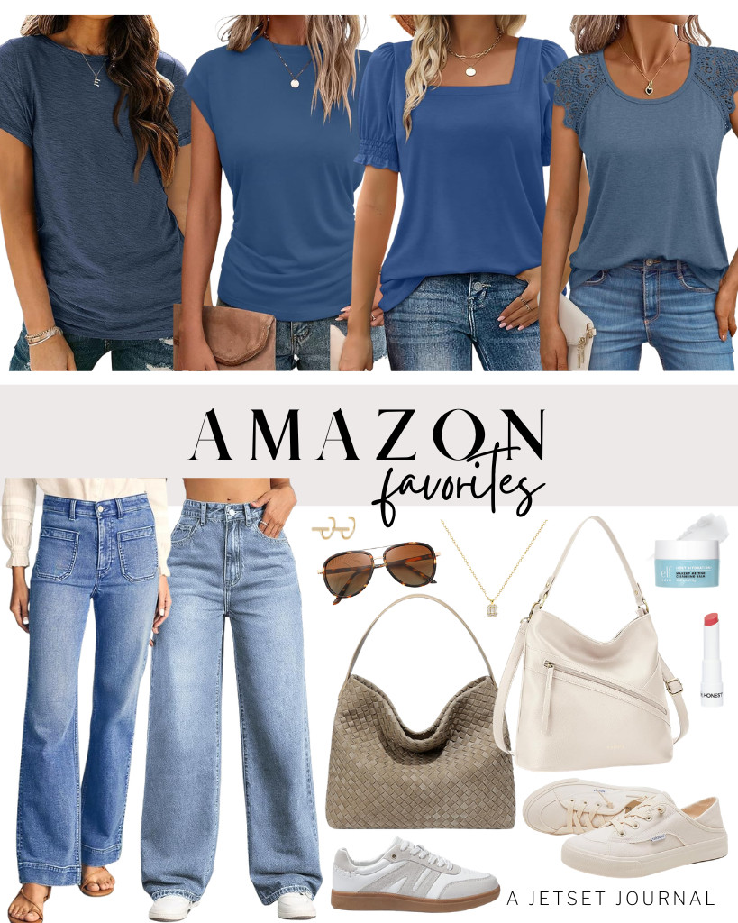 Are you excited to learn about the Amazon Favorites everyone is talking about lately? Some of my favorites include AUTOMET’s casual top with lace detail, wide-leg baggy jeans from Mars Power, and white sneakers from LUCKY STEP. 

 #LTKSeasonal #LTKSaleAlert #LTKTravel