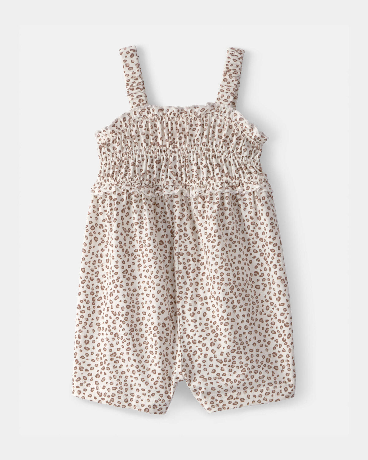 Baby Girl Cheetah Sleeveless Romper - Brown/Ivory | Carter's | Carter's Inc