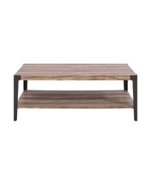 Danya B. Modern Industrial Coffee Table in Distressed Wood Finish With Metal | Macys (US)