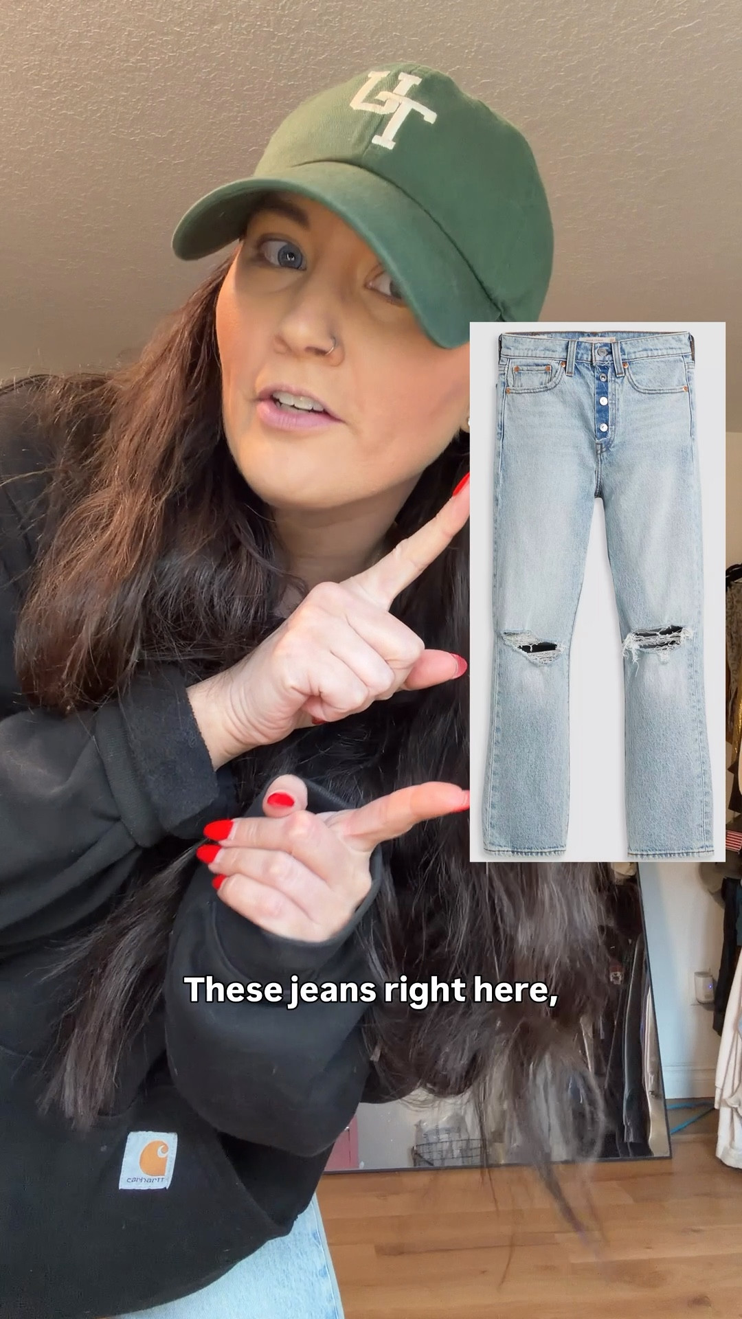 Not me sprinting here to tell you my ride-or-die Levi’s are basically 70% off.

They’re usually $110.
They’re $32 in cart right now.

These are the jeans I grab when I want to feel put together but still real-life comfortable.

I repeat outfits around here… and these are on heavy rotation. 👖✨

Comment “JEANS” if you want the link.
