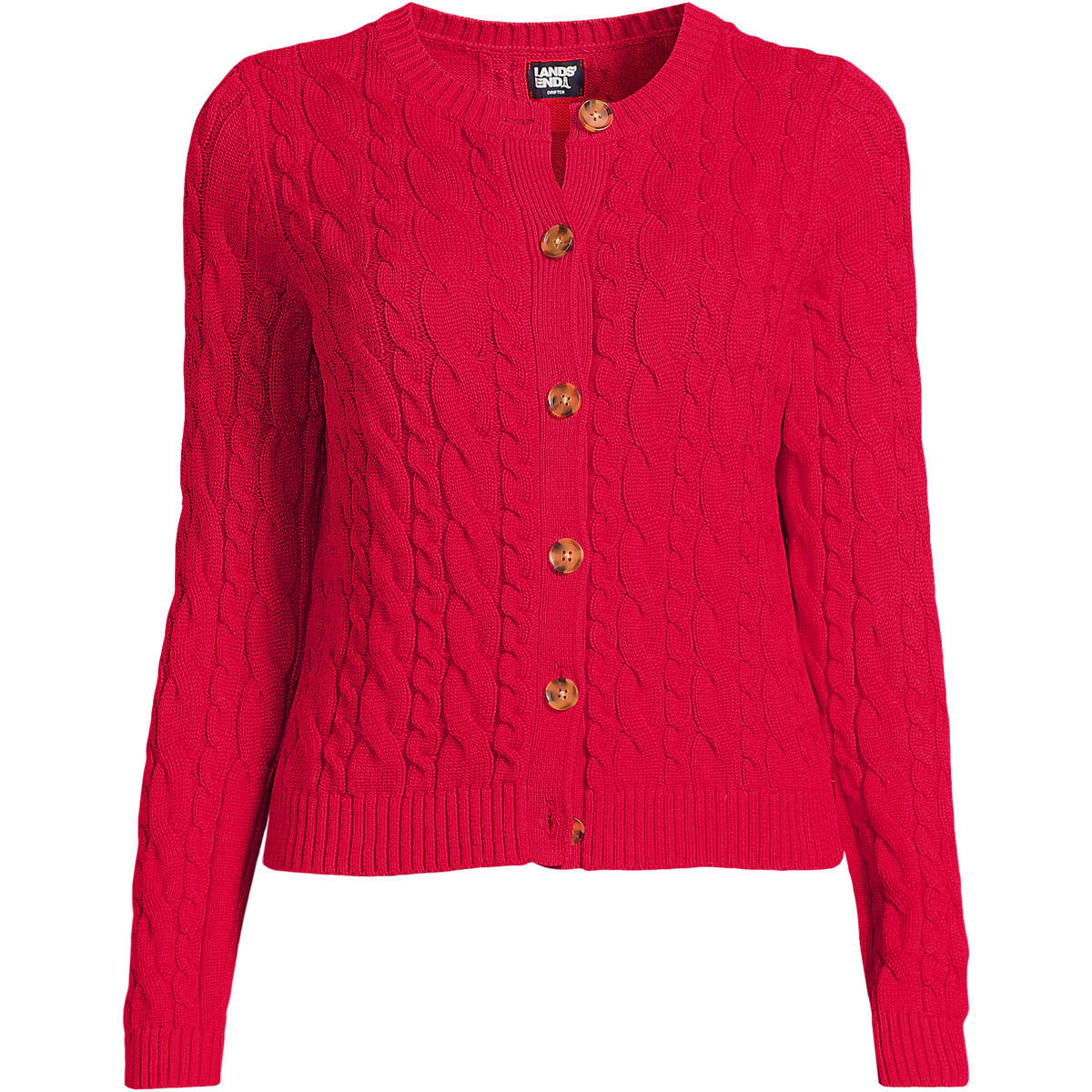 Women's Drifter Cable Cardigan Sweater | Lands' End (US)
