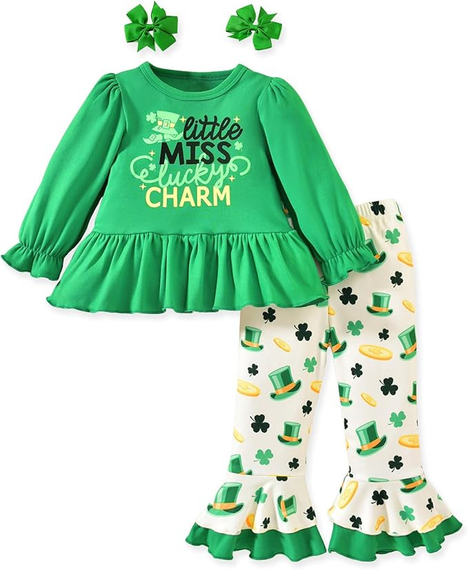 Aalizzwell Toddler Girls Valentines Outfit | Amazon (US)