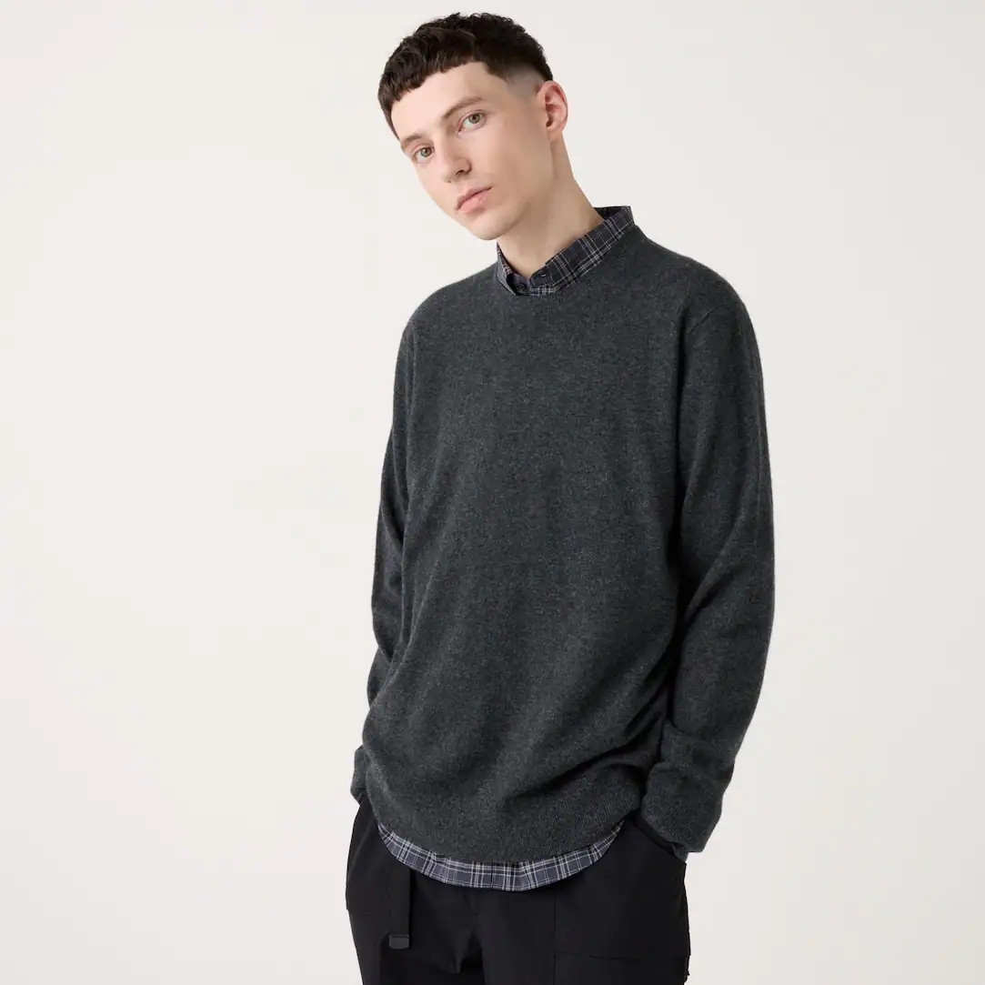 100% Cashmere Crew Neck Jumper | UNIQLO (UK)