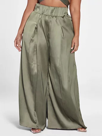 La Reina Wide Leg Pants - FTF LAB: Frankie Tavares - Fashion To Figure | Fashion to Figure