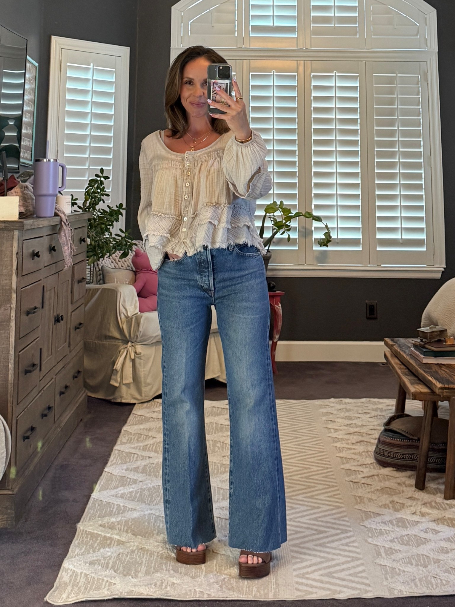 Best jeans EVER .. plus I hemmed them myself ✂️!!

#LTKgrwm #LTKootd #LTKPetite